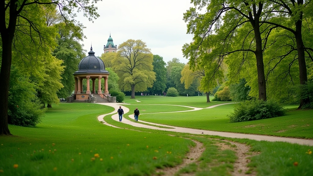 Park Jordana w Krakowie - zielone wzgórza i spacery